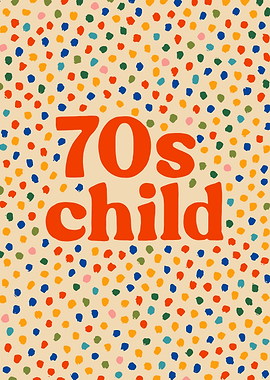 70s Child Text Art
