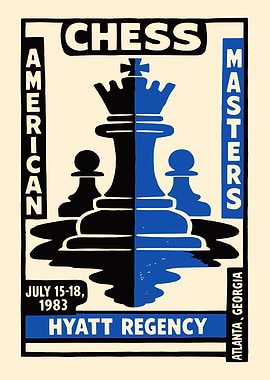 American Chess Masters 1983 Poster