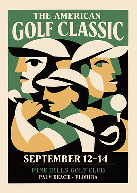 The American Golf Classic Poster