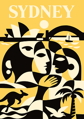 Sydney Travel Poster