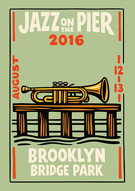 Jazz on the Pier 2016 Poster