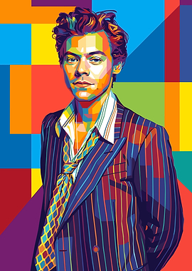 Harry Styles Pop Art