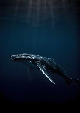 Humpback Whale Underwater