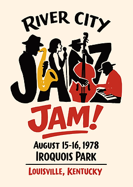 River City Jazz Jam Poster