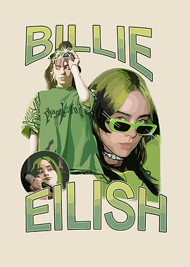 Billie Eilish Graphic Art