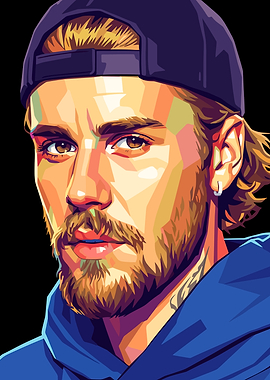 Justin Bieber Pop Art Portrait