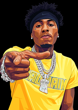 Rapper YoungBoy Never Broke Again