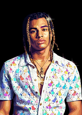 24kGoldn Colorful Shirt