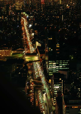 Nighttime City Traffic