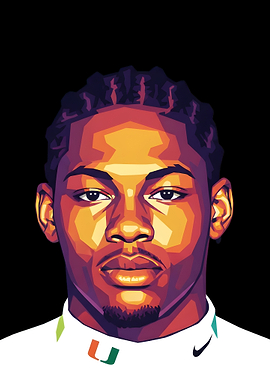 Sean Taylor Pop Art Portrait