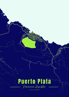 Puerto Plata Dominican Republic Map