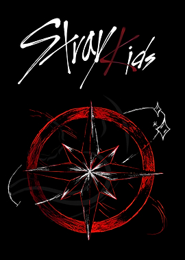 Stray Kids Logo with Compass
