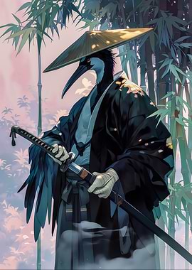 Samurai Crane Warrior