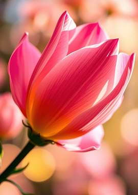 Close-up of a Pink Tulip