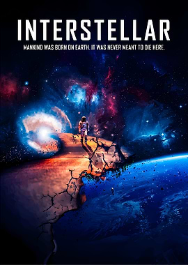 Interstellar Astronaut in Space