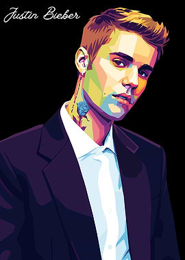 Justin Bieber Digital Art