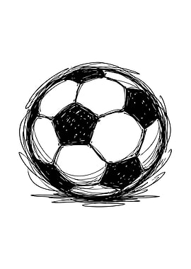 Sketch of a Soccer Ball