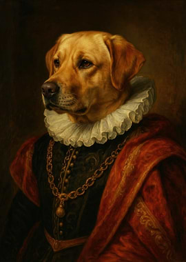 His Royal Woofness: The Crowned Beagle