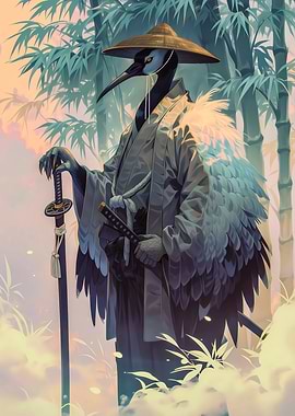 Samurai Crane Warrior
