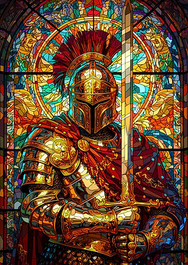 Stained Glass Knight