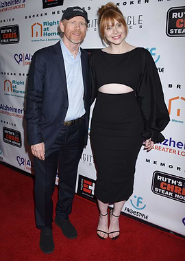 Ron Howard and Bryce Dallas Howard on Red Carpet