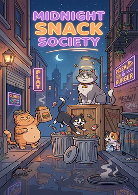 Midnight Snack Society Cats