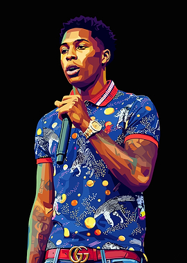 YoungBoy Never Broke Again Pop Art