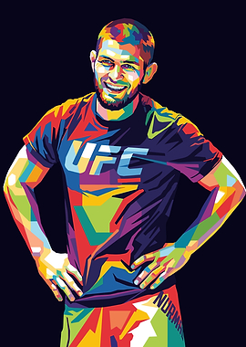 Khabib Nurmagomedov UFC Pop Art