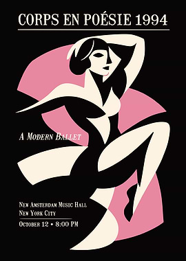 Corps en Poésie 1994 Ballet Poster