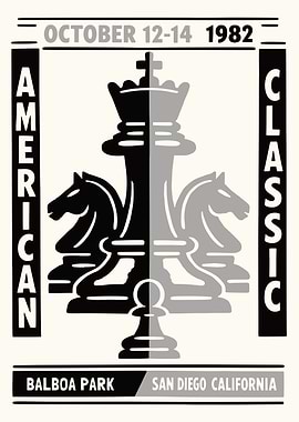 American Classic Chess Tournament Poster