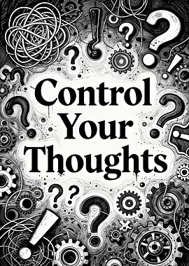 Control Your Thoughts – Mindset Motivation Art