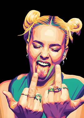 Anna Marie Pop Art Portrait