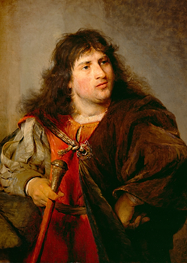 Portrait of a Man with Long Hair