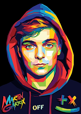 Martin Garrix Pop Art Portrait