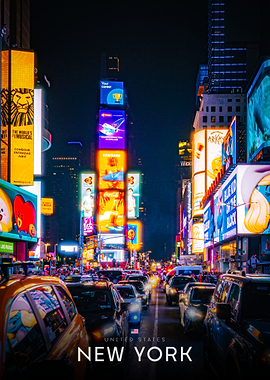 New York City Times Square at Night