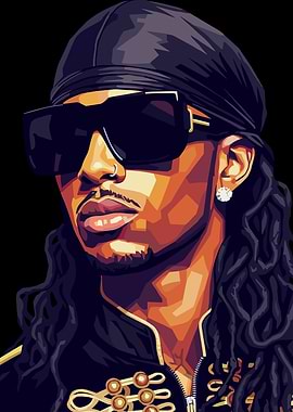 Playboi Carti Pop Art Portrait