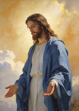 Jesus Christ in Heavenly Light