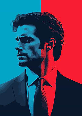 Pop Art Portrait of a Man