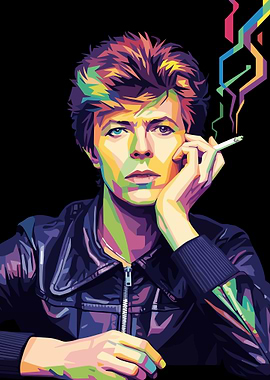 David Bowie Pop Art Portrait