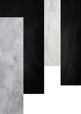 Abstract Black and White Textured Panels