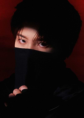 Mysterious Figure with Masked Face ateez