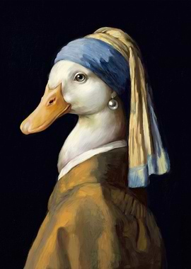The Duck with a Pearl Earring