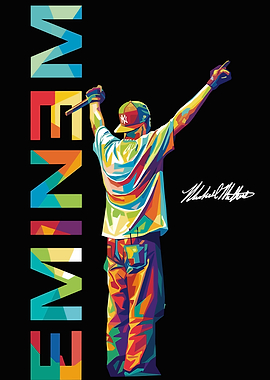 Eminem Pop Art Portrait