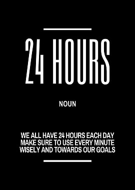 24 Hours Inspirational Quote