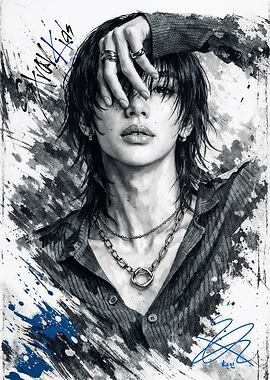 Stray Kids Hyunjin Portrait