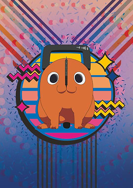 Chainsaw Man: Retro Sunset Pochita