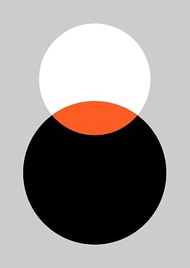 Abstract Overlapping Circles