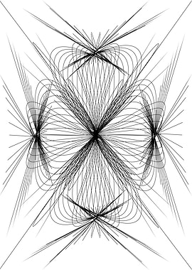 Intricate Abstract Line Art