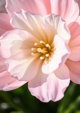 Close-up of a Pink Dahlia Flower