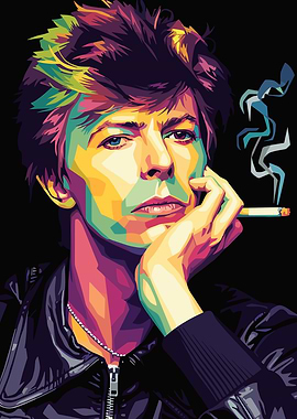 David Bowie Pop Art Portrait